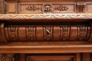 Renaissance style Cabinet in Walnut, France 19th century