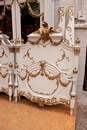 Louis XVI style Bedroom in paint wood, France 19th century