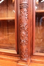 Renaissance style Bookcase in Walnut, France 19th century