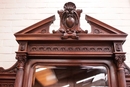 Renaissance style Bookcase in Walnut, France 19th century