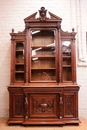 Renaissance style Bookcase in Walnut, France 19th century