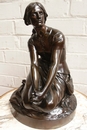 Bronze statue signed CHAPU  Fondeur F.Barbedienne