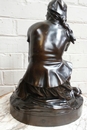 Bronze statue signed CHAPU  Fondeur F.Barbedienne