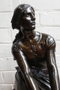 Bronze statue signed CHAPU  Fondeur F.Barbedienne