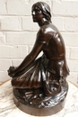 Bronze statue signed CHAPU  Fondeur F.Barbedienne