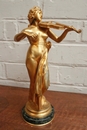 style Statue signed by E. Delaplanche Fondeur Barbedienne in Bronze, France 19th century