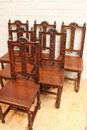 Renaissance style Chairs in Walnut, France 19th century