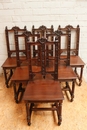 Renaissance style Chairs in Walnut, France 19th century