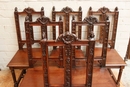 Renaissance style Chairs in Walnut, France 19th century