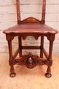 Renaissance style Chairs in Walnut, France 19th century