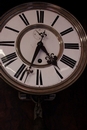Gothic style Wall clock in Walnut, France 19th century