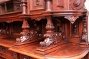 Renaissance style Cabinet in Oak, France 19th century