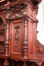 Renaissance style Cabinet in Oak, France 19th century