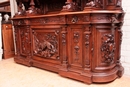 Renaissance style Cabinet in Oak, France 19th century