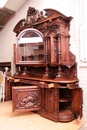 Renaissance style Cabinet in Oak, France 19th century