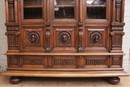 Renaissance style Bookcase in Walnut, France 19th century