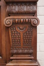 Renaissance style Bookcase in Walnut, France 19th century
