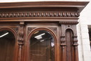 Renaissance style Bookcase in Walnut, France 19th century