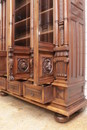 Renaissance style Bookcase in Walnut, France 19th century