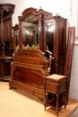Louis XVI style Bedroom in mahogany and bronze, France 19th century