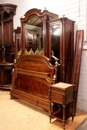 Louis XVI style Bedroom in mahogany and bronze, France 19th century