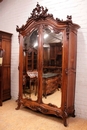 Louis XV style Bedroom in Walnut, France 19th century