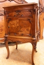 Louis XV style Bedroom in Walnut, France 19th century