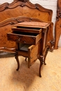 Louis XV style Bedroom in Walnut, France 19th century