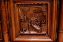 Renaissance style Cabinet in Walnut, France 19th century