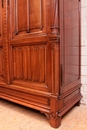 Gothic style Armoire in Walnut, France 19th century