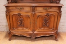 Louis XV style Cabinet in Walnut, France 19th century