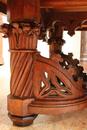 Gothic style Table in Oak, France