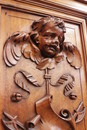 Renaissance style Cabinet in Walnut, France 19th century