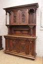 Renaissance style Cabinet in Walnut, France 19th century