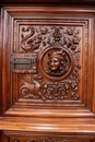 Renaissance style Cabinet in Walnut, France 19th century