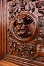 Renaissance style Cabinet in Walnut, France 19th century