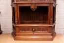 Renaissance style Cabinet in Walnut, France 19th century