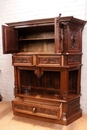 Renaissance style Cabinet in Walnut, France 19th century