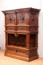 Renaissance style Cabinet in Walnut, France 19th century