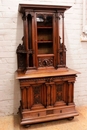 Renaissance style Display cabinet in Walnut, France 19th century