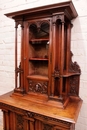 Renaissance style Display cabinet in Walnut, France 19th century