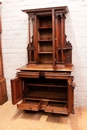 Renaissance style Display cabinet in Walnut, France 19th century