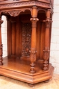 Renaissance/gothic style Cabinet in Walnut, France 19th century
