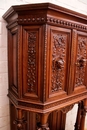 Renaissance/gothic style Cabinet in Walnut, France 19th century