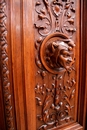 Renaissance/gothic style Cabinet in Walnut, France 19th century