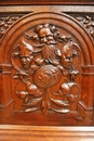 Renaissance style credenzas in Oak, France 19th century