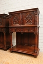 Renaissance style credenzas in Oak, France 19th century