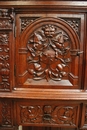 Renaissance style credenzas in Oak, France 19th century