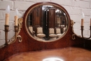 style Vanity in mahogany & bronze, France 1920