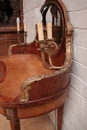 style Vanity in mahogany & bronze, France 1920